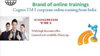 Cognos TM1 corporate online training from india|low fee