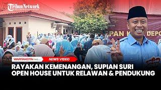 Open House Rayakan Kemenangan, Rumah Cawalkot Depok Supian Suri Dipadati Ratusan Relawan