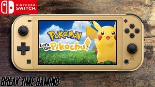 Pokemon Lets Go Pikachu  Nintendo Switch Lite Gameplay