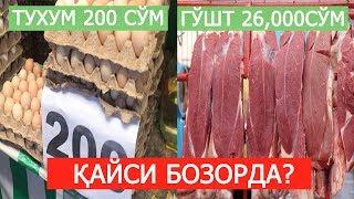 ТУХУМ 200 СЎМ ВА ГЎШТ 26 МИНГ СЎМ! БУ ЎЗБЕКИСТОННИНГ ҚАЙСИ БОЗОРИДА?