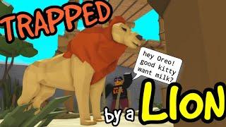 TRAPPED by KISSING LIONS in HUGE EXPANSION for ROBLOX Zoo Tycoon