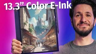 13.3" Color E-Ink Is Here! Boox Tab X C Hands-On Impressions