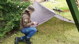 How to setup tarp tent