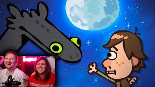 Настоящая версия "Как приручить дракона" | The Ultimate “How To Train Your Dragon” Cartoon | РЕАКЦИЯ