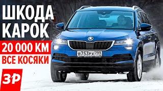 Шкода Карок: расход, клиренс, масложор? / Skoda Karoq обзор, недостатки, тест