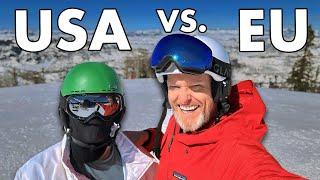 The Differences Between Skiing in America vs. Europe