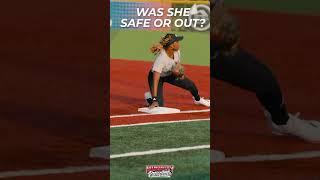 Heck of a game! ATL Smoke vs MSP All-Stars  Was she OUT or SAFE? Drop your thoughts below 