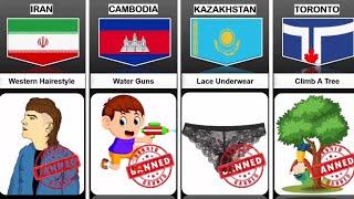 Ban Things from Different Countries | Things banned around the world