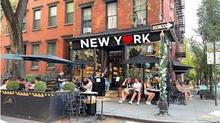 [4K] NYC Walk: Vibrant Scenes in West Village & SoHo | Lunch at Bird Dog (2024)