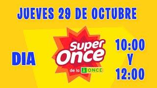 Resultado del sorteo Super Once 10 y 12 del Jueves 29 de Octubre de 2020