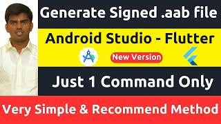 How to Generate Signed AAB for Flutter App Release in Android Studio (Google Play Console Guide)