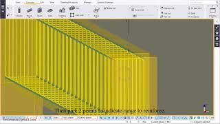 Tekla армирование жб балки / reinforcement of concrete beam