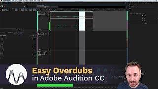 Easy Overdubs with Smart Monitoring in Adobe Audition CC 2018