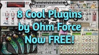 8 Legacy VST Plugins Now FREE (Effects & Instrument) by Ohm Force - Music Production Vsts