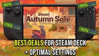 STEAM AUTUMN SALE 2024 - Fantastic Deals for Steam Deck Games! + Optimal Steam Deck Settings