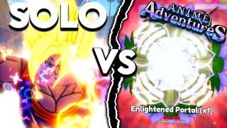 Can Double UNIQUE Vegeto SOLO Enlightened Secret Portal In Anime Adventures Re-release/Update 19?