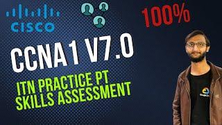 CCNA1 v7.0: ITN Practice PT Skills Assessment (PTSA) | CCNA Labs | BookMan