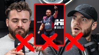 Gavin Adin explains why they STRIPPED him of the Championship win in the POWERLIFTING finals