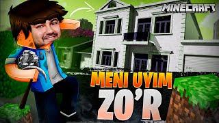 MINECRAFT / MENI UYIM ZO'R #9 / UZBEKCHA LETSPLAY