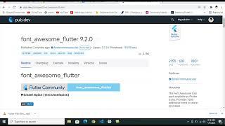 How To use Flutter font awesome icons font to Flutter apps  Flutter #icon-font 2022 null safety