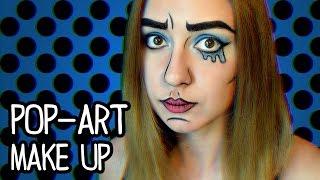 Pop Art MakeUp Tutorial/Макияж в стиле ПОП-АРТ