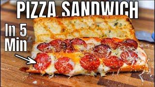Pizza Sandwich in 5 min. At Home