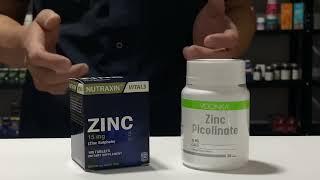 Цинк для мужчин, польза, виды, гле купить в Казахстане : Zinc Nutraxin, Zinc Voonka