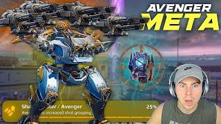 Old School Avenger SHRED P2W Bots… Improved Sharpshooter Bagliore +115% | War Robots