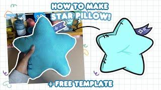How To Make Astro’s Star Pillow ⭐️ |+Free Template| DIY Crafts