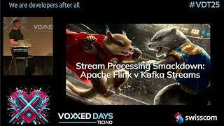 Stream Processing Smackdown: Kafka Streams vs. Apache Flink by Viktor Gamov