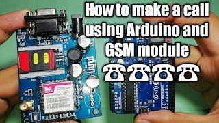 Arduino Tutorial: How to make phone call using the Arduino #GSM Module (SIM900A)