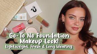 My Go-To No Foundation Makeup Routine for Summer ️ Long-Lasting, Fresh & Lightweight | Julia Adams
