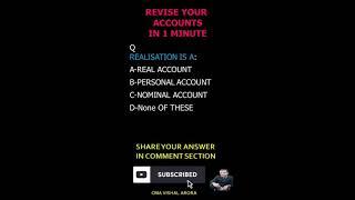 #Revise your accounting concept in 1 minute #shorts #accounts #commerce