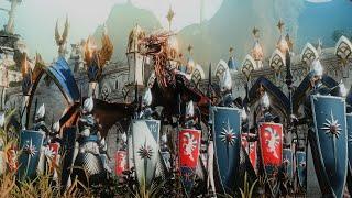 High Elves Vs Chaos Warriors | Battle of Ulthuan Cinematic Battle | Total War Warhammer 3