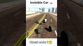 Invisible Car  Cheat code  in Indian bike driving 3D game #trendingshorts #shorts #ytshorts