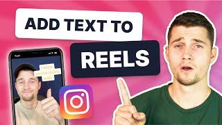 How to Add Text to Reels on Instagram - Change Text Duration