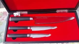 Samura Chef Knife Set Test of Sharpness