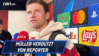 Müller irritiert von Reporter-Frage: "Wie meinst du das?"