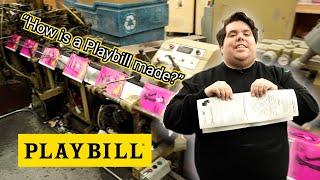 How a Playbill Is Made