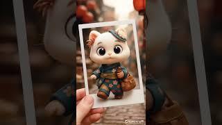 "Cutest cat ever!  Watch this adorable kitty mel  heart!  #CuteCats#CatLovers#PetLove #MeowMagic"