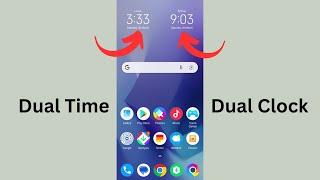 Ek phone me 2 country Time Set kare | How To Set Dual clock | Second clock Time