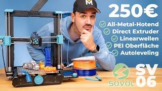 SOVOL SV06 | Profi 3D Drucker für 250€ auch für Anfänger?! (Test 2022)