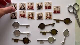 Crafting Tudor Keepsake Keys Real Time Process