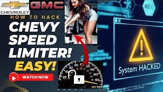 Chevrolet DISABLE SPEED GOVERNOR/Limiter ECM HACK! HPTuners & I/O Terminal Easy!