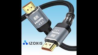 Kabel HDMI 2.1 Premium HDMI-HDMI 8K 60Hz 4K 120Hz 2m IZOXIS