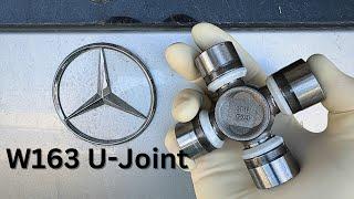 Mercedes ML Class W163 Aft Driveshaft U-Joint Replacement; Understanding Vibration & Cause There Of.