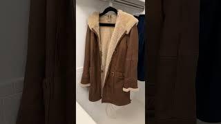 Washing a pre owned shearling coat at home #fashion