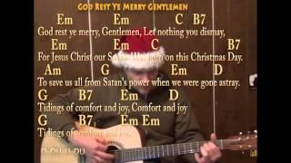 God Rest Ye Merry Gentlemen (Christmas) Strum Guitar Cover Lesson with Lyrics - Chords