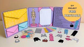 DIY Lapbook Fashion Designer + Free printable