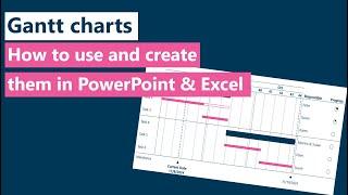 How to use and create Gantt Charts in PowerPoint & Excel